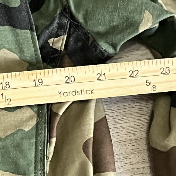 VTG 90s US Military Cold Weather Field Coat Medium Long Woodland USAF M-65 - Picture 9 of 11